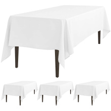 Minorista de lectores 4pcs 60 x 102 pulgadas poliéster rectangle rectangule mesa de boda mantel